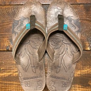 Women’s Margaritaville Flip Flops, Size 9